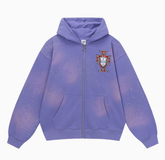 Vale Forever Venus Clustered Zip Up Hoodie Purple