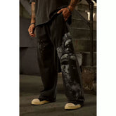 YOUNG LA sports pants men's pants fitness loose American fashion brand fitness breathable squat training muscle size