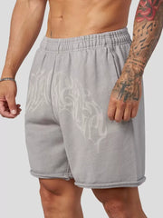YONGLA Men's Sports and Fitness Shorts Summer Casual Loose Five Cent Pants Cotton Running Breathable Pants