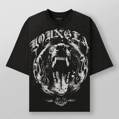 YOUNG LA Sports Short sleeved Men's T-shirt American Trendy Brand Loose Fitness Training Muscle Rubbing Iron Dog Heavy Cotton