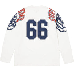 Supreme Tiger L/S Football Top – White