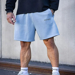 YOUNG LA American style new men's sports pants loose straight shorts for runners, sports and fitness casual pants