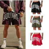 YOUANGLA's new American fitness shorts for running and training, summer leisure, looped five quarter cotton shorts