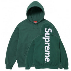 Supreme Vertical Box Logo Hooded Sweatshirt - Navy Blue