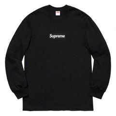 Supreme Box Logo Long Sleeve Tee - Black
