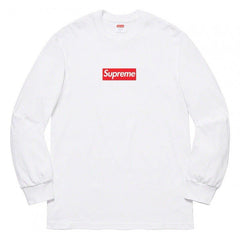 Supreme Box Logo Long Sleeve Tee - White