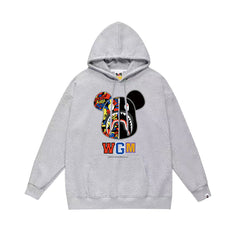 BAPE WGM Bear Shark Head Pullover Hoodie