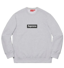 Supreme Box Logo Crewneck – Heather Grey