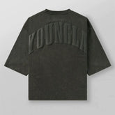 YONGLA American sports T-shirt foam printed pure cotton fitness short sleeved muscle men's loose top casual trendy brand