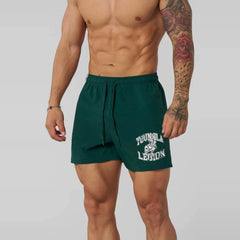 YOUANGL American new style summer men running fitness exercise shorts muscle sports gym casual pants