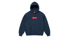 Supreme Box Logo Hoodie Navy (FW24) (P)