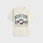 Rhude USA Sailing Icon Tee - Vintage White / Black