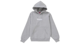 Supreme Box Logo Hoodie Heather Grey (FW24) (P)