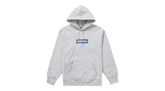 Supreme Bandana Box Logo Hoodie Heather Grey (FW19) (P)