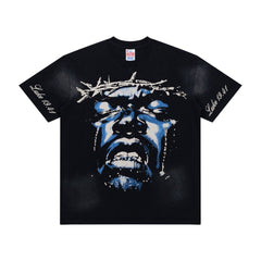 Hellstar Luke 1941 Vintage T-Shirt - Washed Black