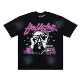 Hellstar Studios "FOR THE SUN" Graphic Oversized T-Shirt - Black