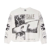 Vale Forever Slam Long Sleeve Thermal Tee White