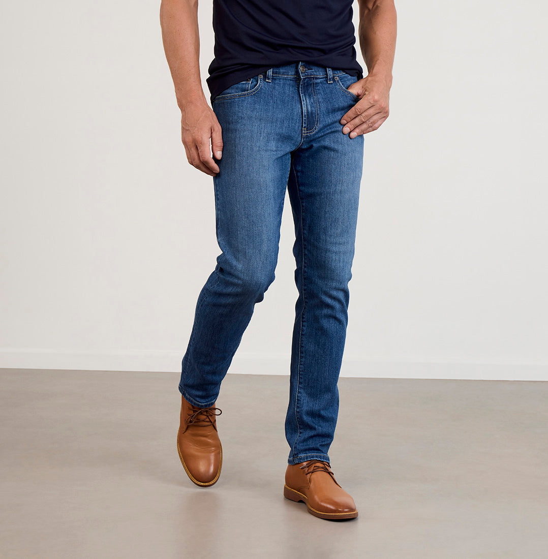 Departure Jeans 3.0 Regular Fit - Light Blue Wash