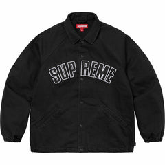 Supreme Arc Logo Black Coaches Jacket