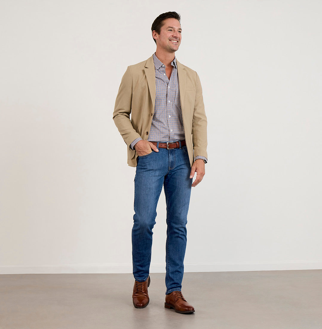 Departure Jeans 3.0 Regular Fit - Light Blue Wash