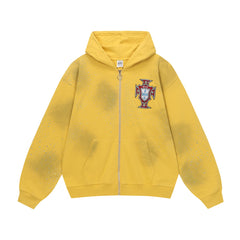 Vale Forever Golden Mascot Zip-Up Hoodie
