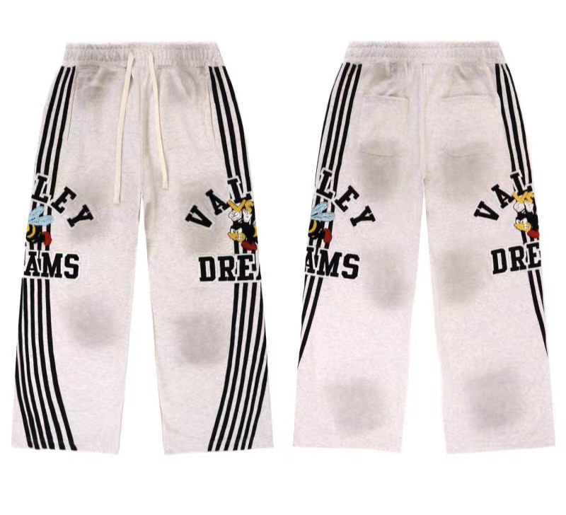Vale Forever Vintage Bee Graphic Hoodie & Striped Sweatpants Set - Off White