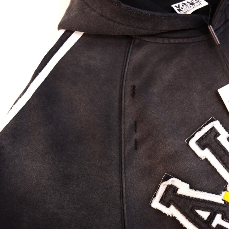 Vale Forever Vintage Bee Graphic Hoodie & Striped Sweatpants Set