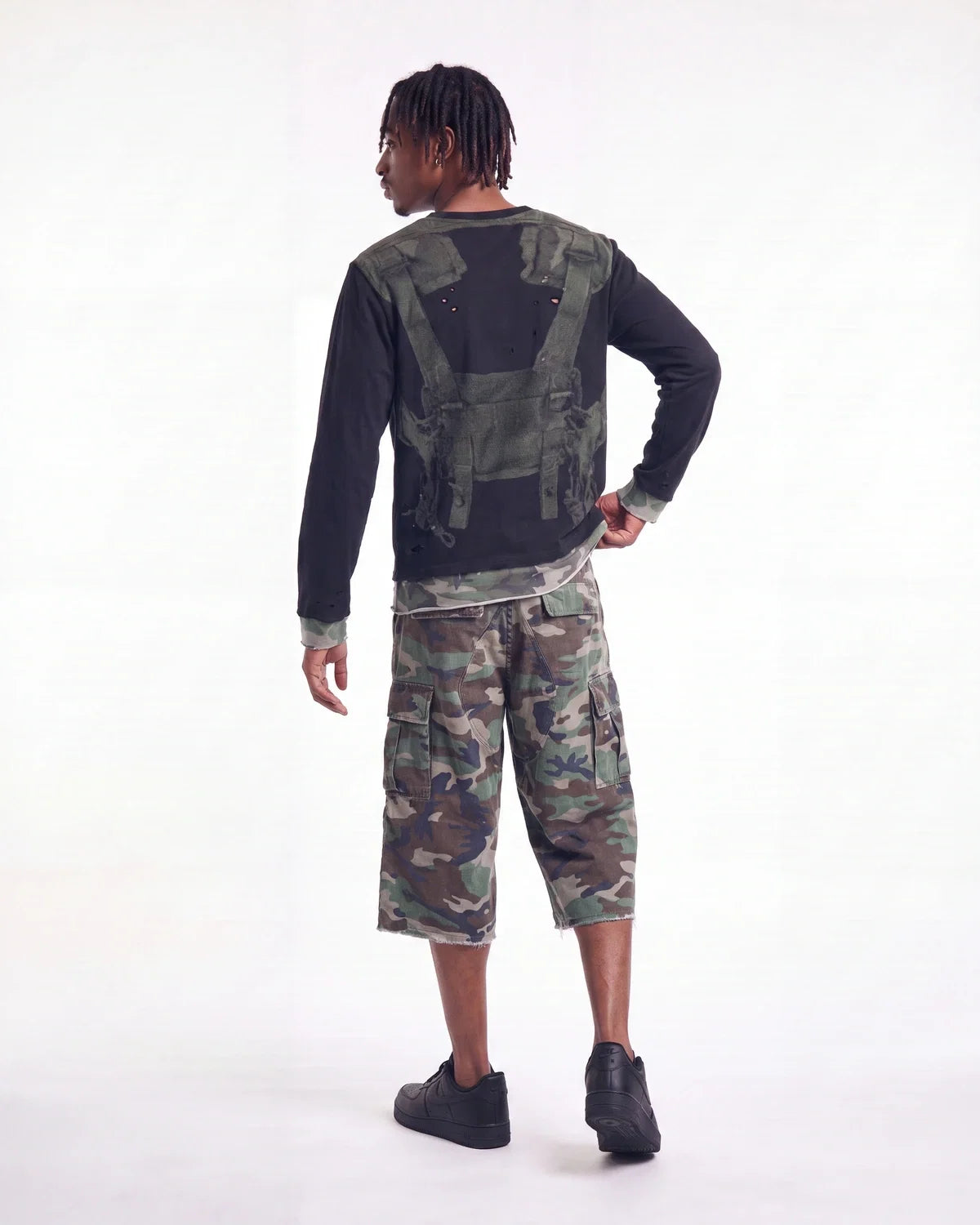 Bravest Studios War Baby Camo Cargo Shorts