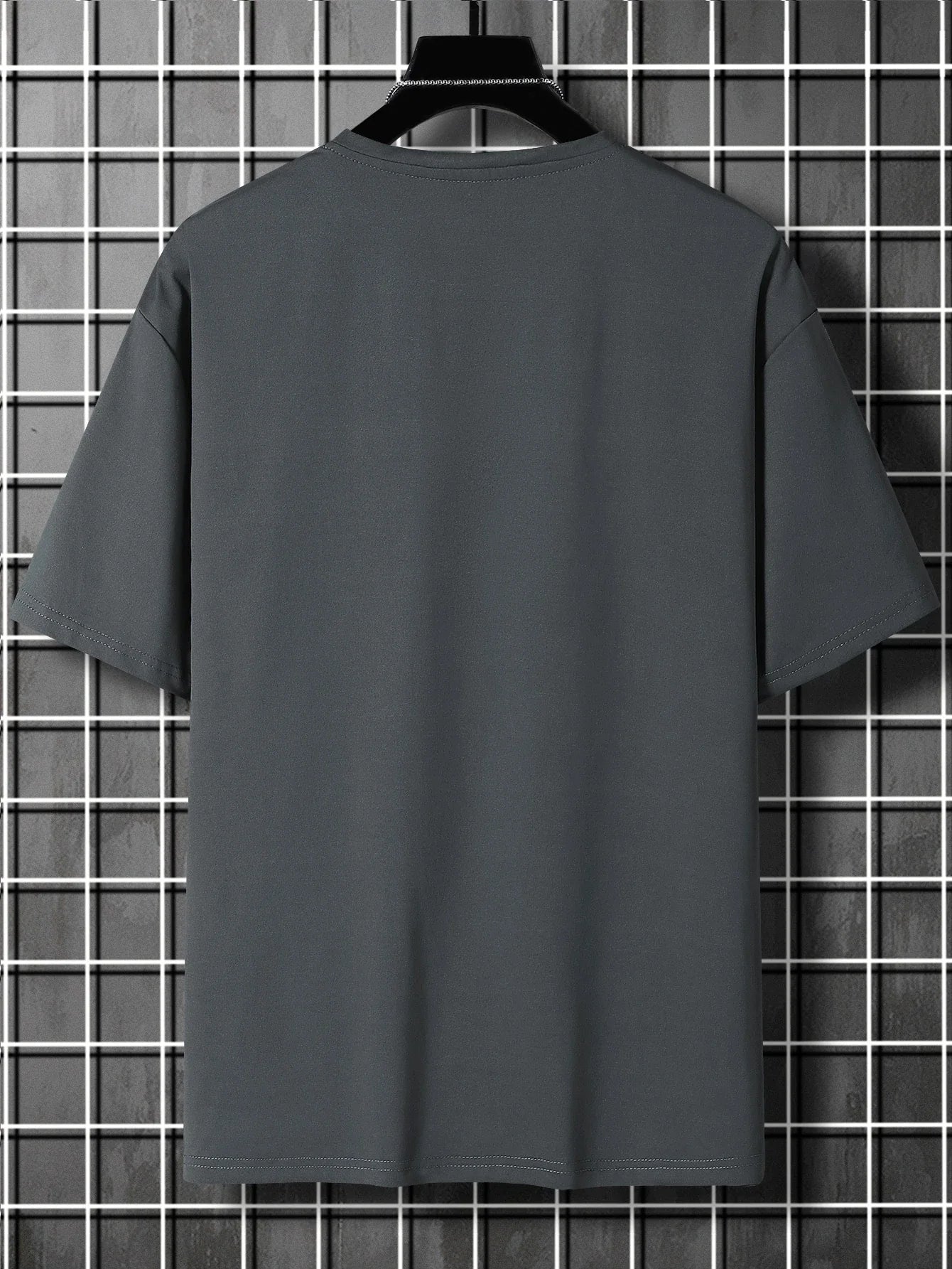 Men Letter & Building Print T-Shirt