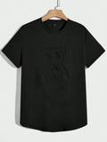 Men T-Shirts Fit Crew Neck Short Sleeve Graphic Tee Casual Simple Summer