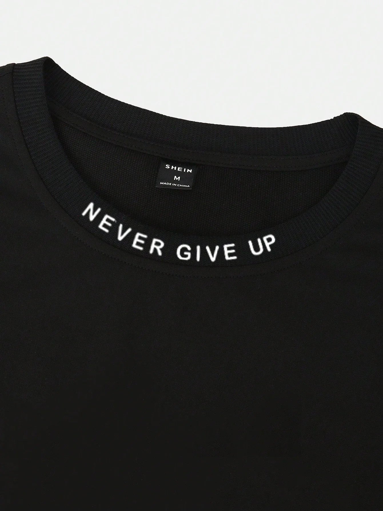 Men Casual Slogan And Flame Print Short Sleeve T-Shirt