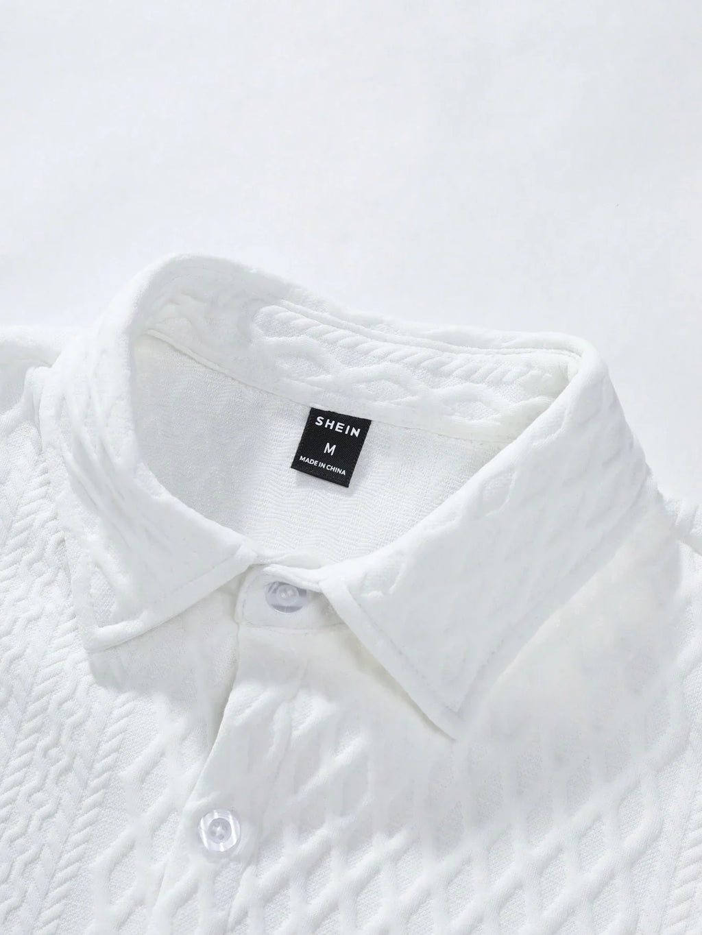 Men's Solid Color Plain Casual Short Sleeve Shirt, For Husband, Going Out