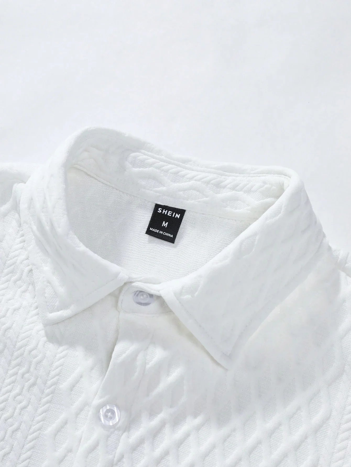 Men's Solid Color Plain Casual Short Sleeve Shirt, For Husband, Going Out