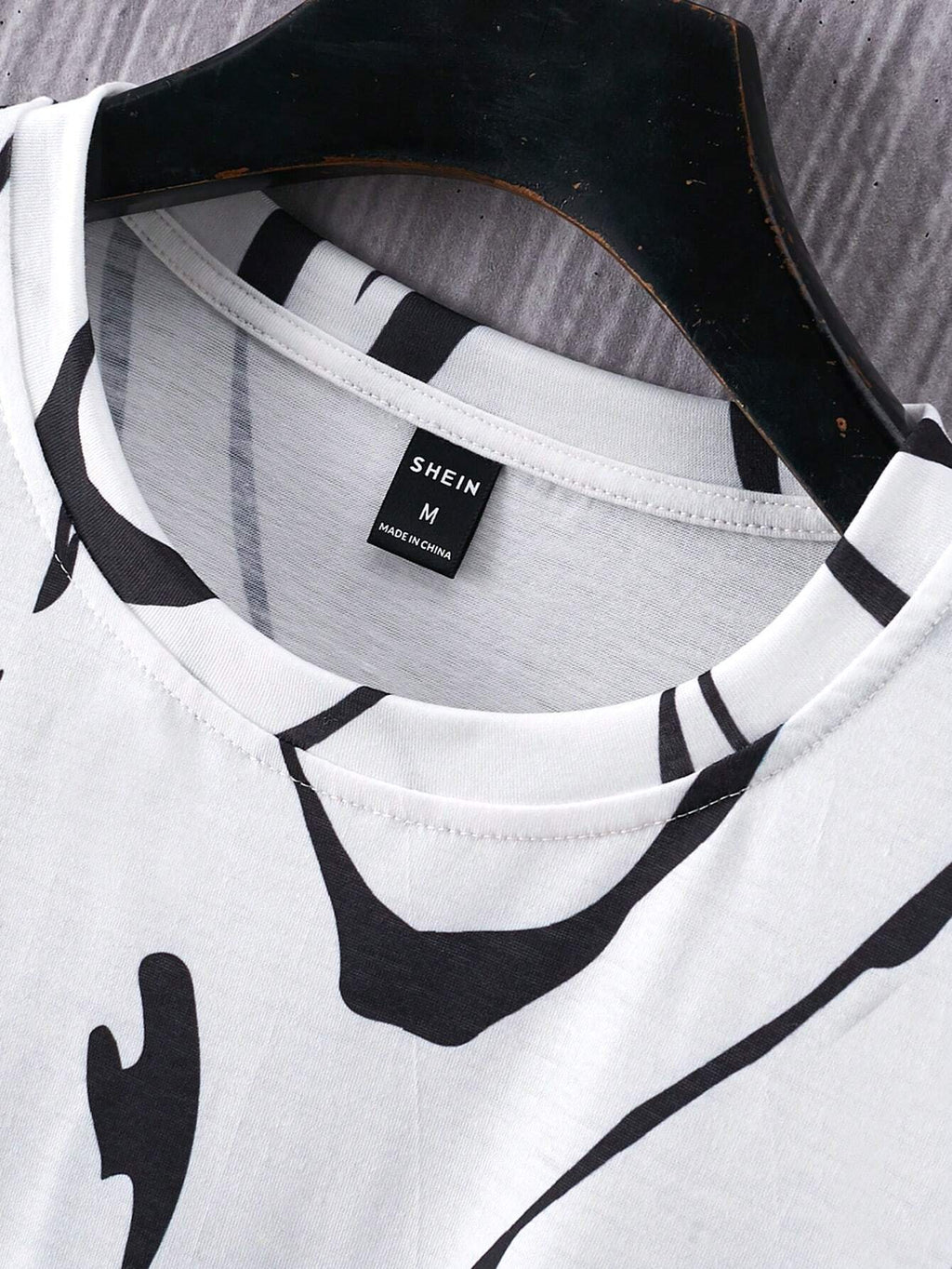 Men Animal Print Fashion Print Street Loose Short Sleeve T-Shirt
