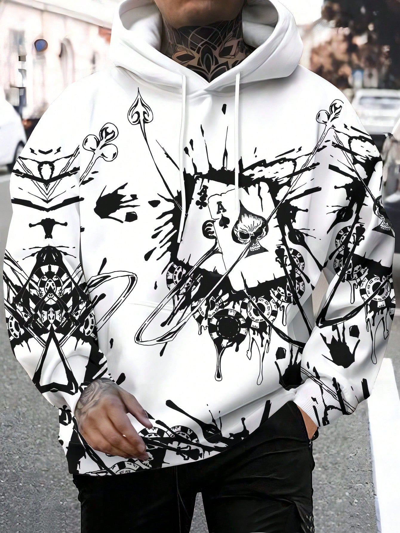 Men's Fashion Long Sleeve Casual Sports Hoodie