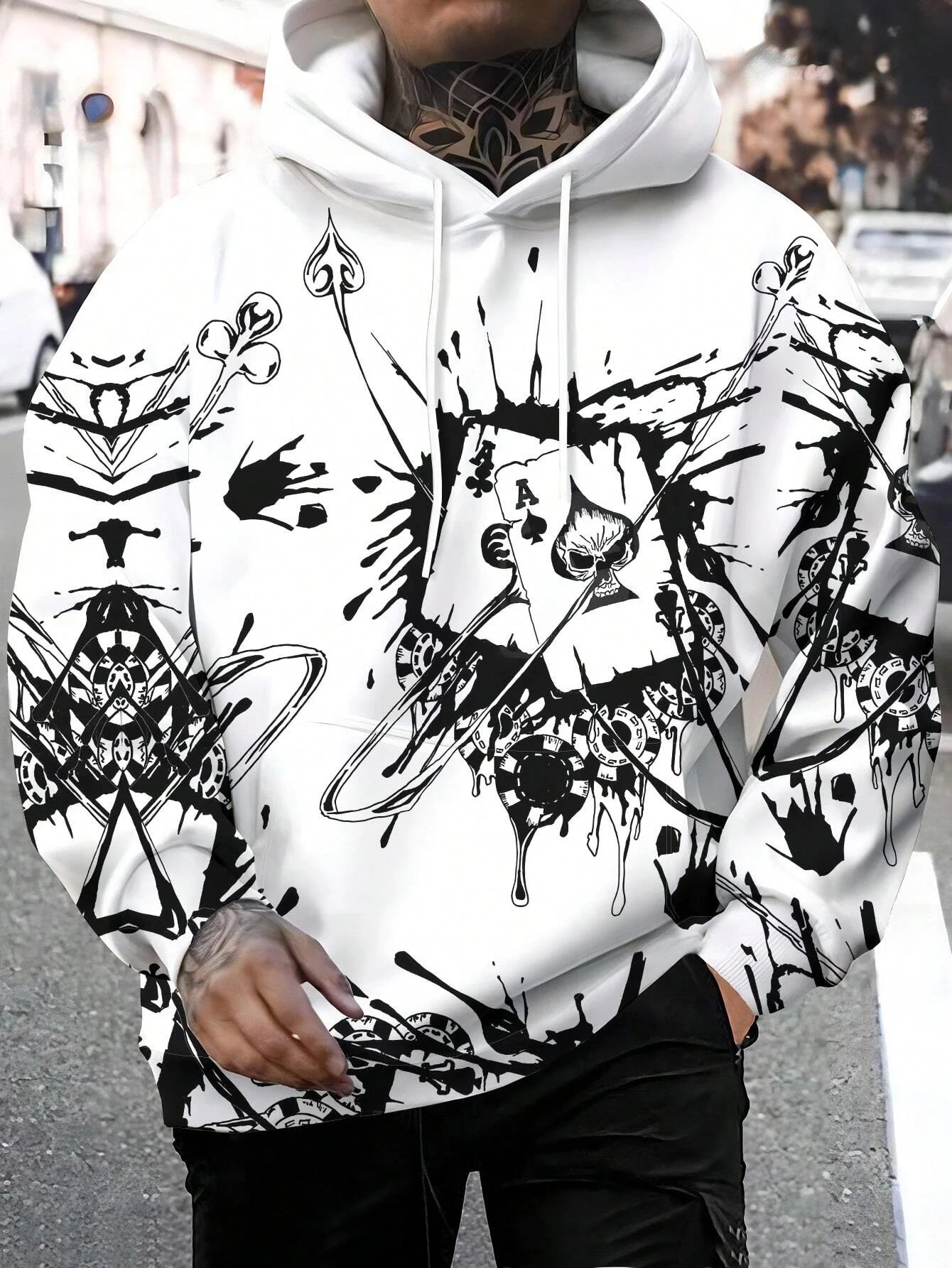 Men's Fashion Long Sleeve Casual Sports Hoodie