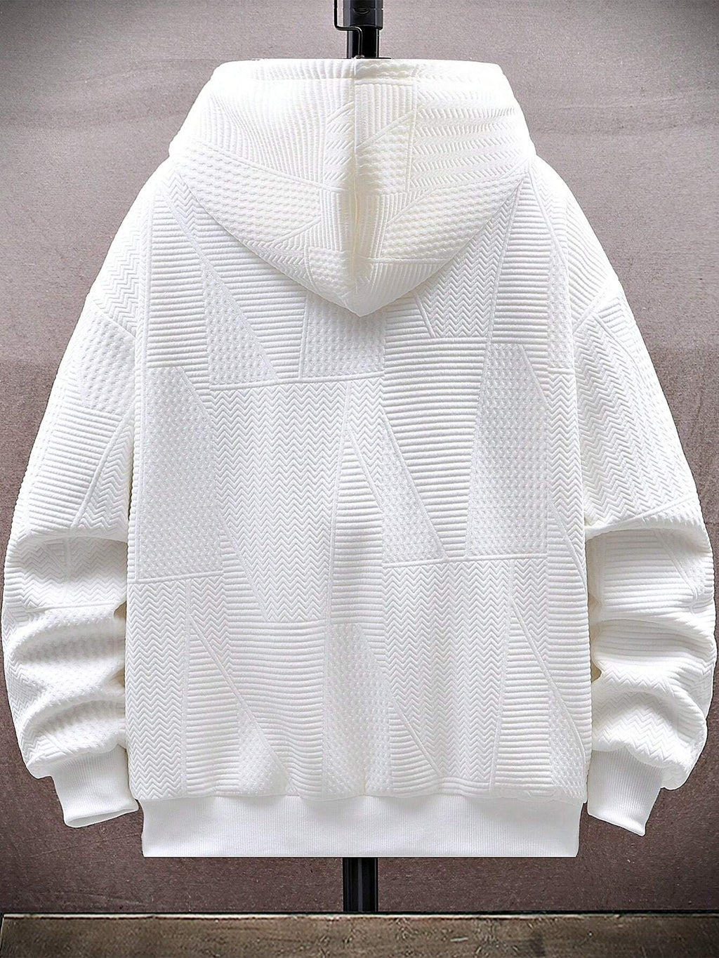 Men's Casual Loose Fit Thermal Lined Thickened Hooded Jacket