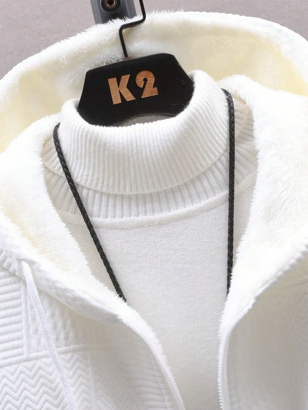 Men's Casual Loose Fit Thermal Lined Thickened Hooded Jacket