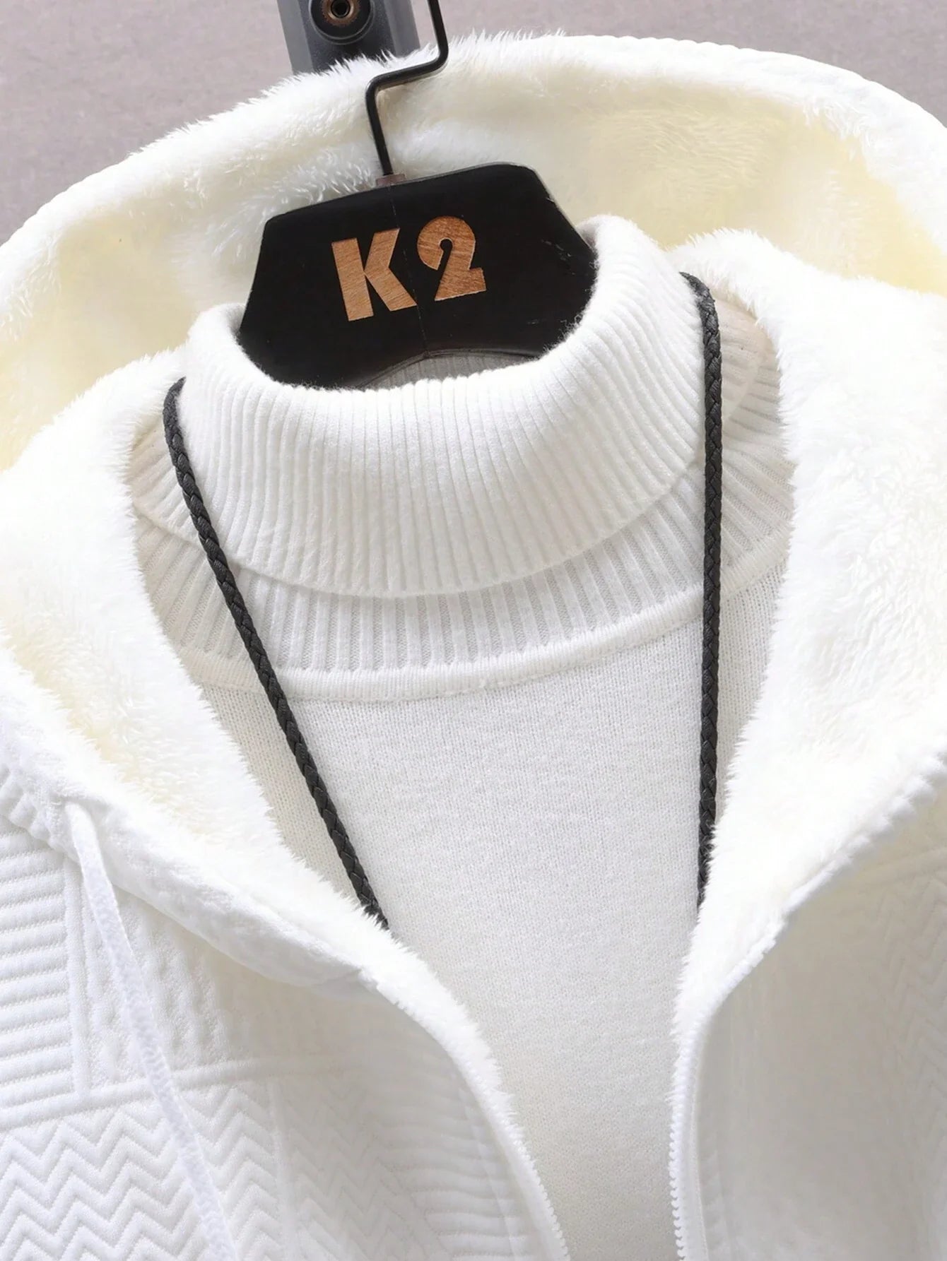 Men's Casual Loose Fit Thermal Lined Thickened Hooded Jacket