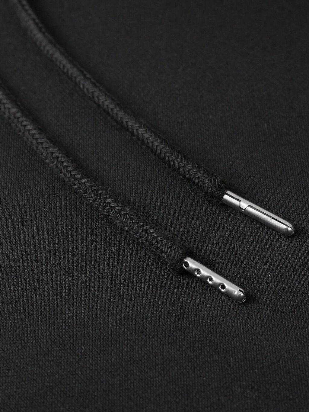 Men's Solid Color Drop Shoulder Long Sleeve Drawstring Pocket Casual Hoodie