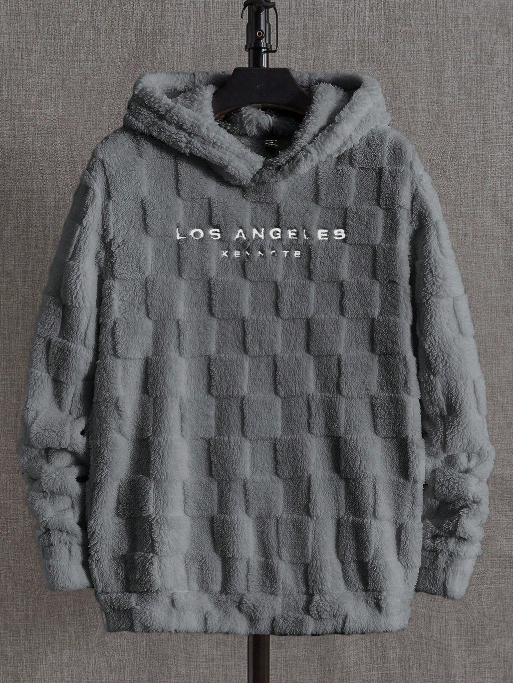 Men Letter Embroidery Hooded Fashion Long Sleeve For Going Out