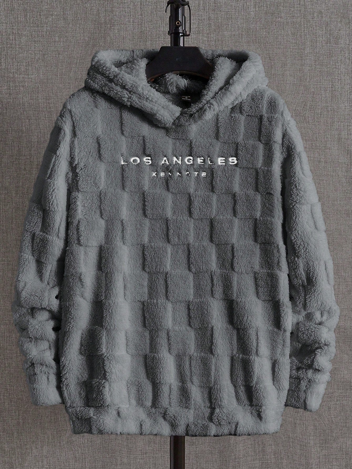 Men Letter Embroidery Hooded Fashion Long Sleeve For Going Out