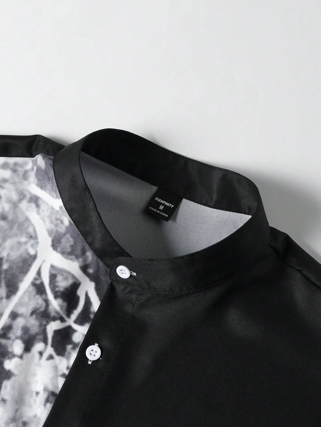 Men 1pc Plants Print Shirt