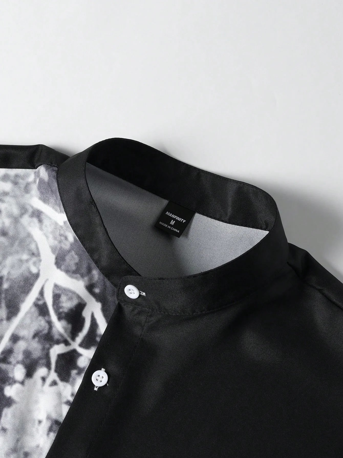 Men 1pc Plants Print Shirt