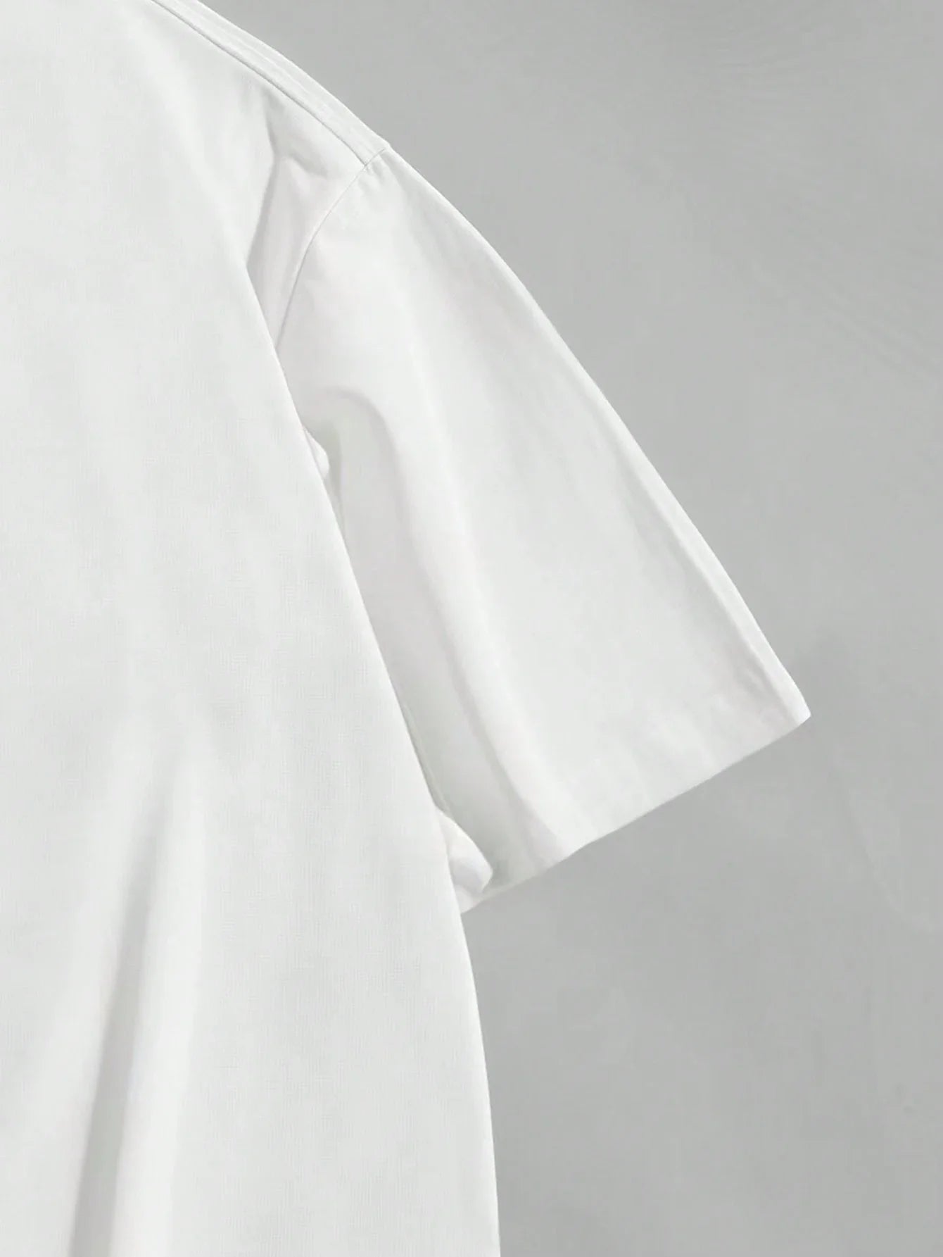 New Summer White Poker Print Casual T-Shirt For Men