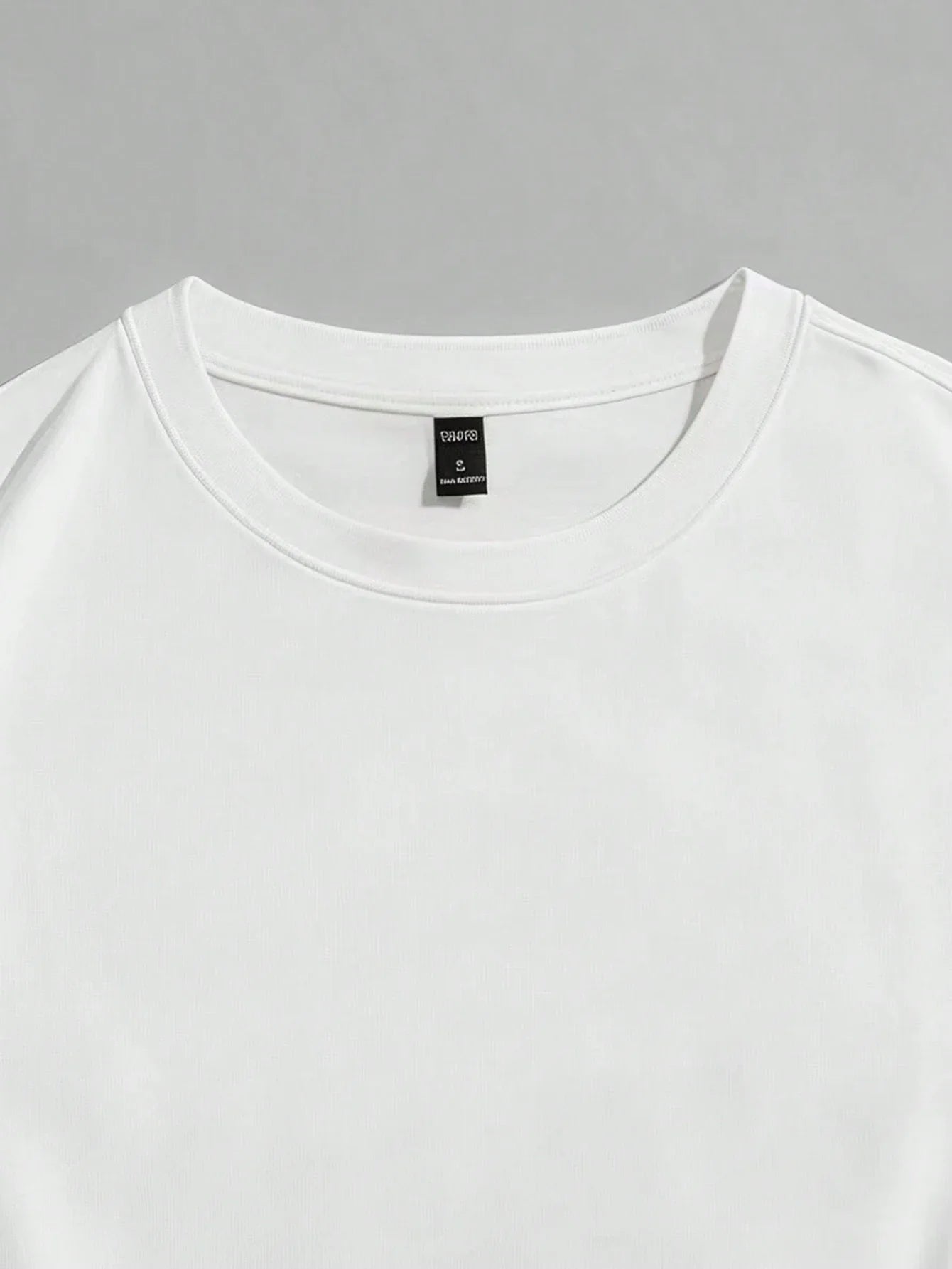 New Summer White Poker Print Casual T-Shirt For Men