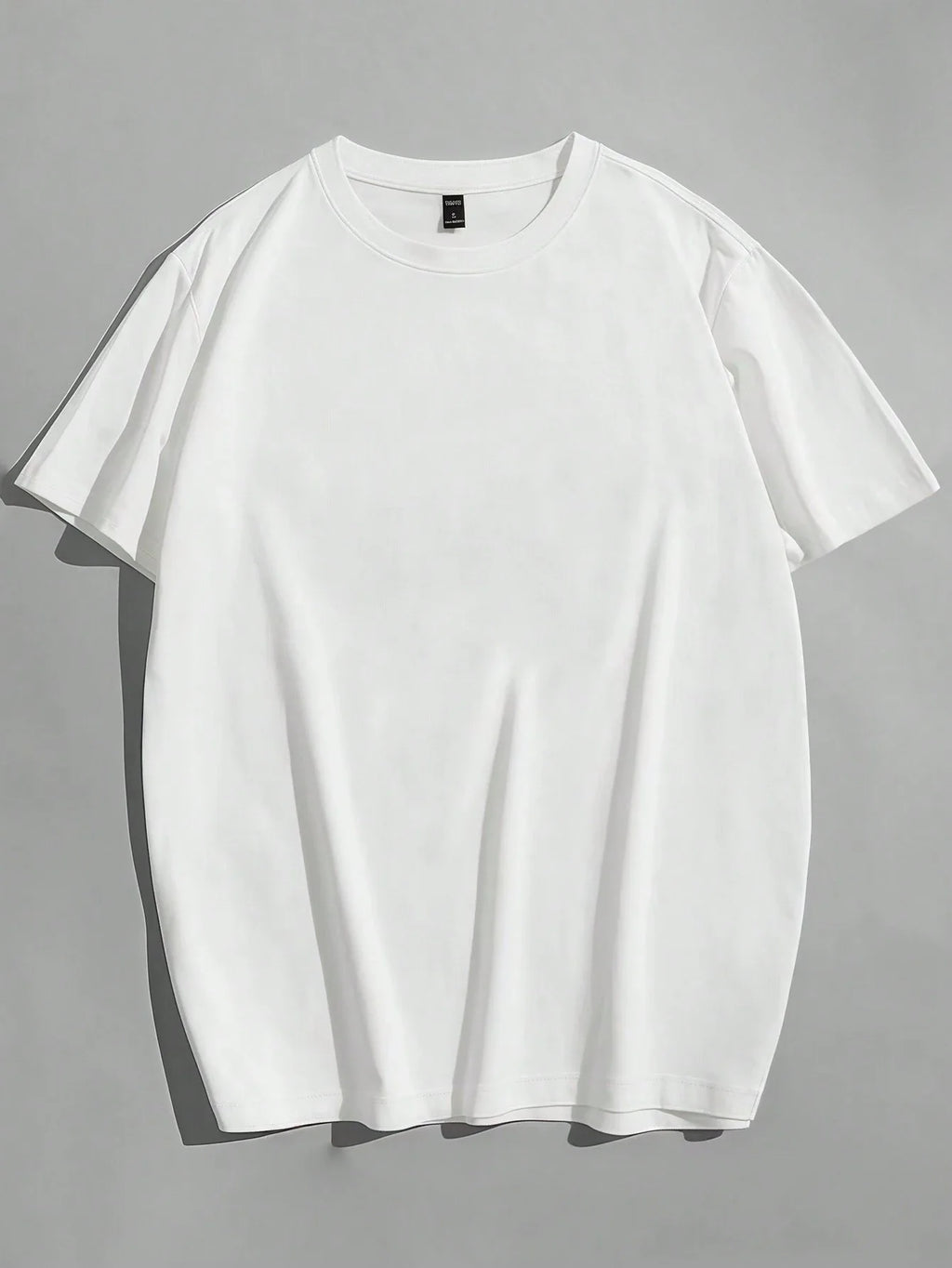 New Summer White Poker Print Casual T-Shirt For Men