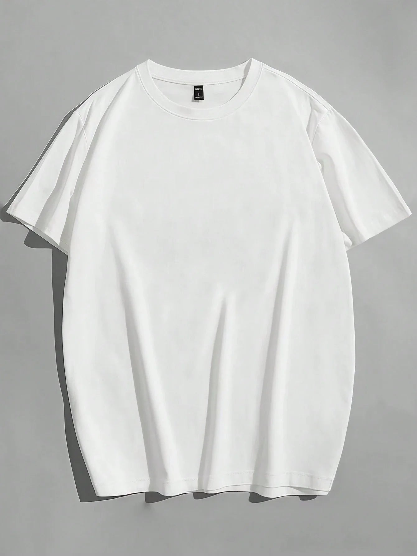 New Summer White Poker Print Casual T-Shirt For Men