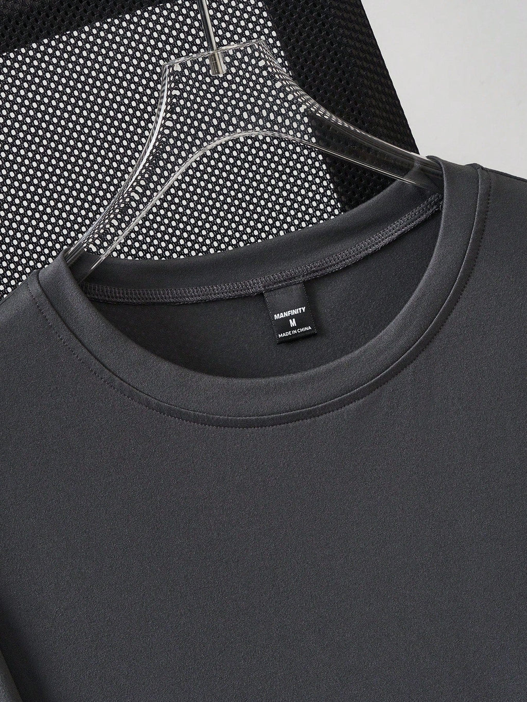 Men's Casual Letter Print Round Neck Short Sleeve T-Shirt