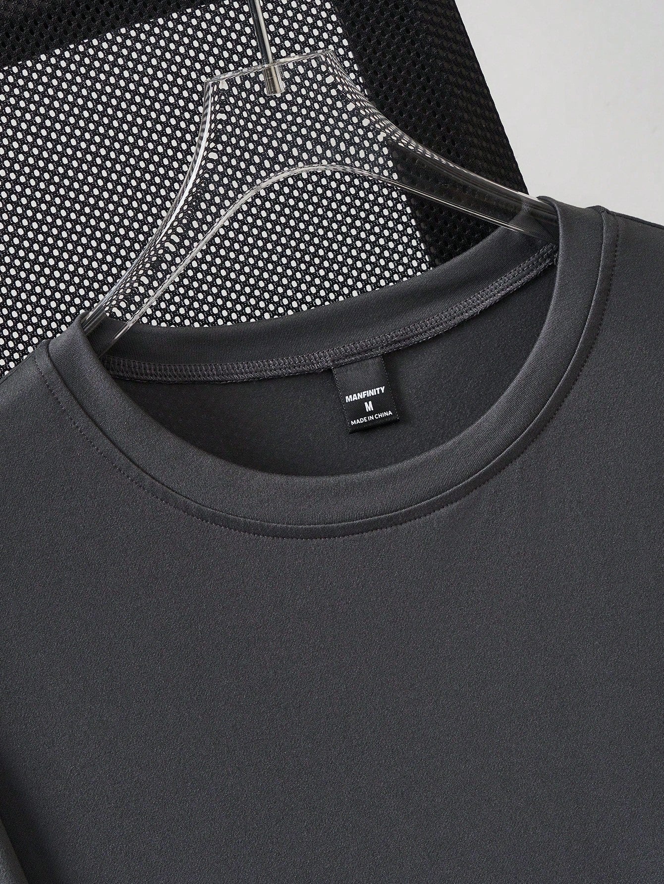 Men's Casual Letter Print Round Neck Short Sleeve T-Shirt